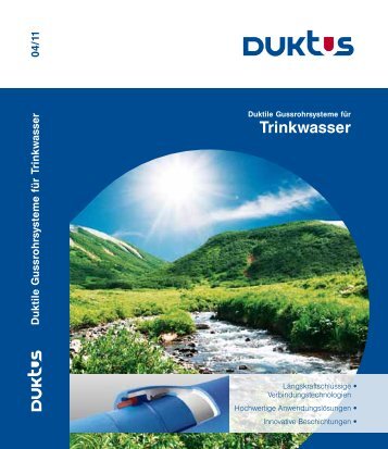 Gesamtkatalog Trinkwasser 2011 - Duktus