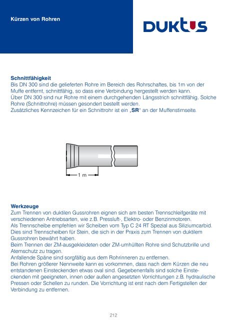 Gesamtkatalog Trinkwasser 2011 - Duktus