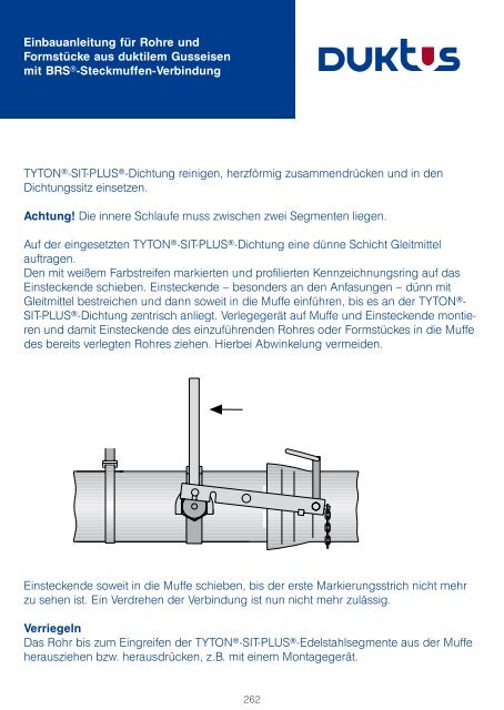 Gesamtkatalog Trinkwasser 2011 - Duktus