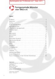 Sportkalender - Turngemeinde Münster von 1862 e.V.