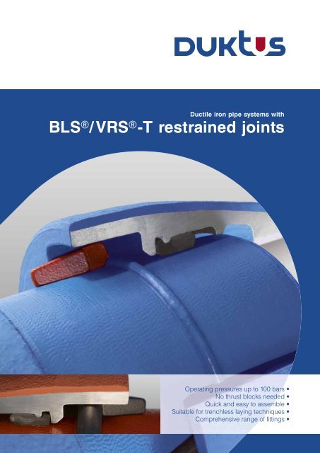 BLS®/VRS®-T restrained joints - Duktus
