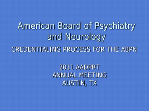 Download - American Board of Psychiatry and Neurology