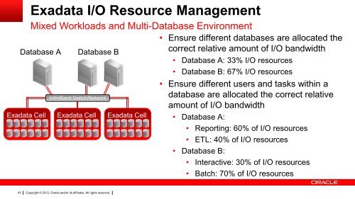 Exadata Technical Overview - Oracle