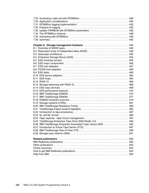 ABCs of z/OS System Programming Volume 3 - IBM Redbooks