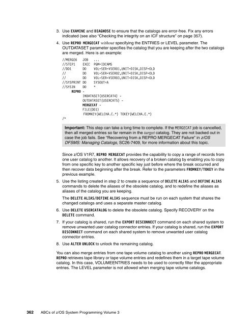 ABCs of z/OS System Programming Volume 3 - IBM Redbooks