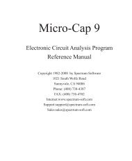 Micro-Cap 9 - Spectrum Software