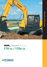 R110-7A Brochure - Hyundai Construction Equipment & Forklift Trucks