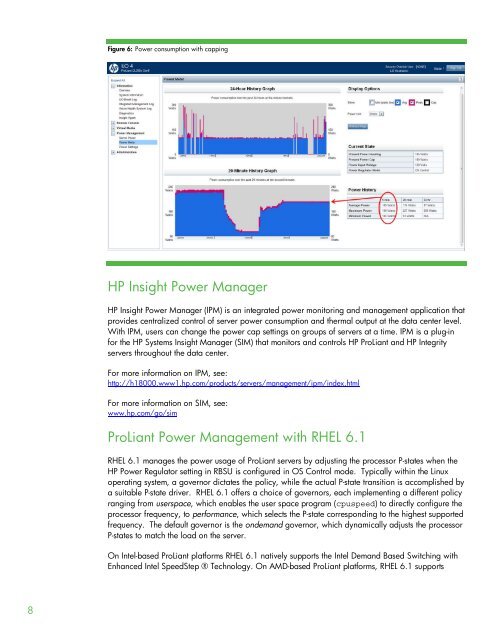 HP ProLiant Server Power Management - Hewlett Packard