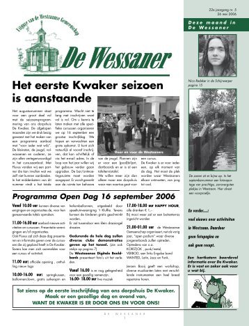 Nico Redeker - Westzaanse Gemeenschap