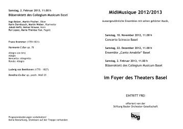 MidiMusique 2012/2013