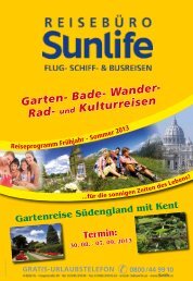 2013 - Sunlife Reisebüro & Busreisen