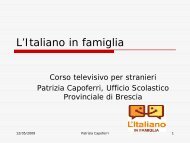 L'Italiano in famiglia - Porte aperte sul web