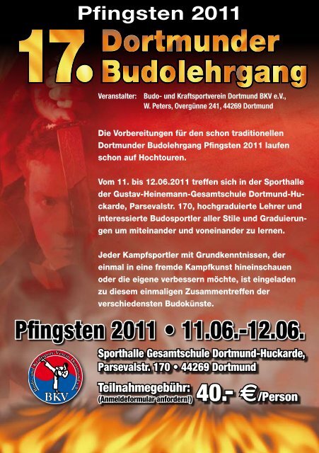 Pfingsten 2011 • 11.06.-12.06. - Budo Sport Report