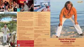 Hansi Hinterseer Fanreise 2010 - Wunderweib