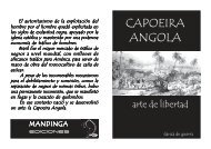 capoeira angola – danza de guerra - La Turba Ediciones