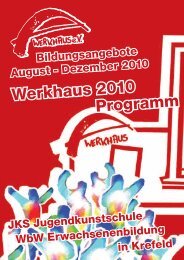 Programmheft 2/2010 - Werkhaus e.V.