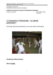 un attrait particulier - Association Capoeira Lausanne