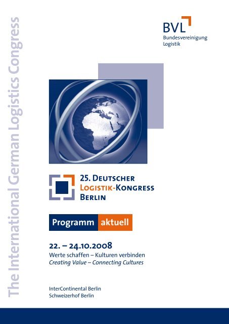 Programm - Deutscher Logistik Kongress 2008 - Verkehrsrundschau