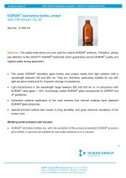 laboratory bottle, amber - DURAN GROUP