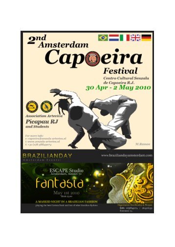 2nd Amsterdam Capoeira Festival 30 Apr - SENZALA ARTEVIVA ...