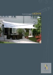 Jaden 2008.indd - Sonnensegel | aufrollbar und nach Maß