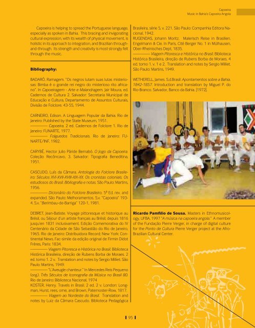 Music in Bahia's Capoeira Angola - the Embassy of Brazil