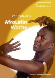 AfroLatinWoche - Tanzhaus NRW