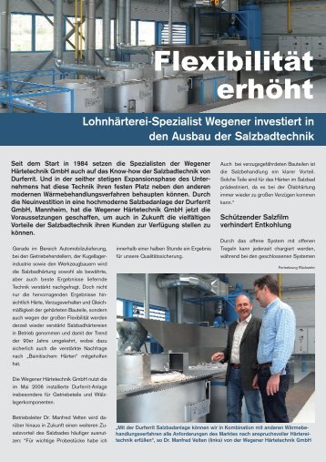 presseartikel Wegener - HEF Group