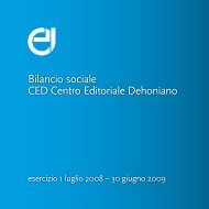 Bilancio sociale CED - GRUPPO GIOVANI IMPRENDITORI - Bologna