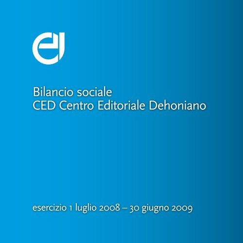 Bilancio sociale CED - GRUPPO GIOVANI IMPRENDITORI - Bologna