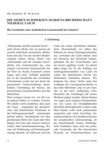 die sieben-schmerzen-mariens-bruderschaft niederaltaich