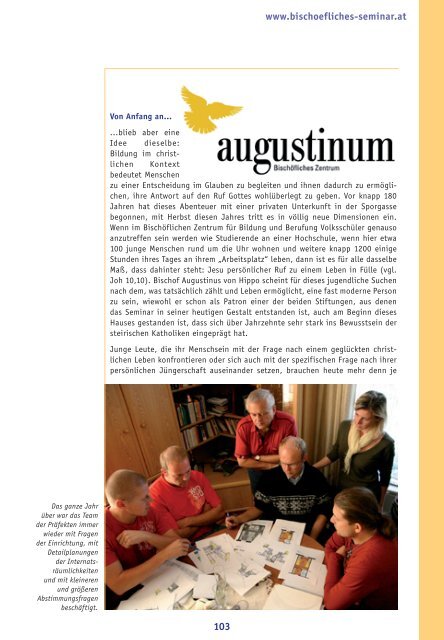 Seminar oder Augustinum? - Bischöfliches Seminar