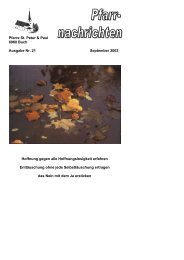 Neues Pfarrblatt - Pfarre Buch