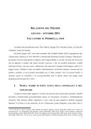 ii. il “marianum” luogo sinodale del pensare - Pontificia Facoltà ...