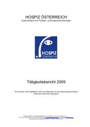 (Palliative Care) Dipl. Ing. Peter Zottele, MBA Mag. - Hospiz Österreich