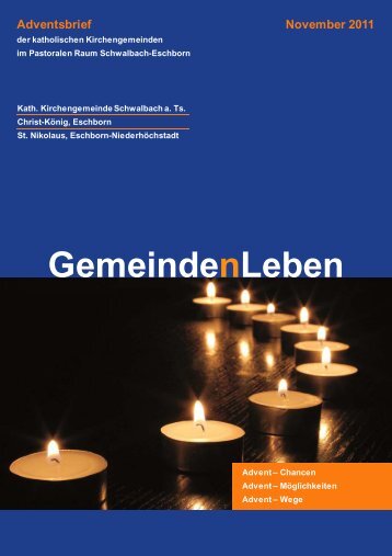 Gottesdienste in der Advents - Katholische Pfarrgemeinde ...