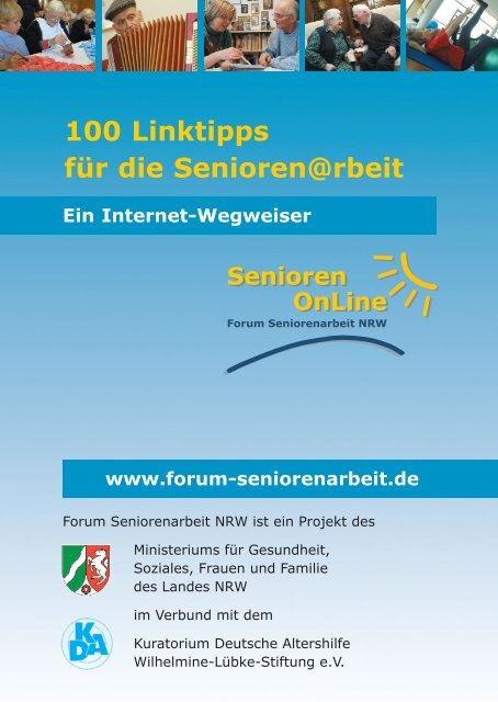 100 Linktipps für die Senioren@rbeit - Kuratorium Deutsche Altershilfe