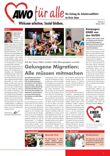 Gelungene Migration: Alle müssen mitmachen - AWO UN