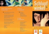 Flyer Schlupfwinkel