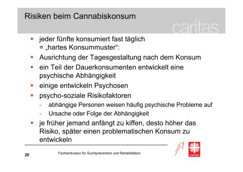 Monika Schnellhammer Caritas-Fachambulanz für Suchtprävention ...