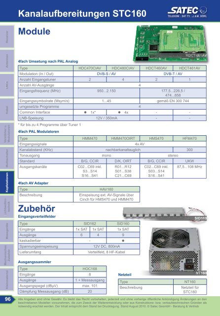 STC1200, STC816 - SATEC