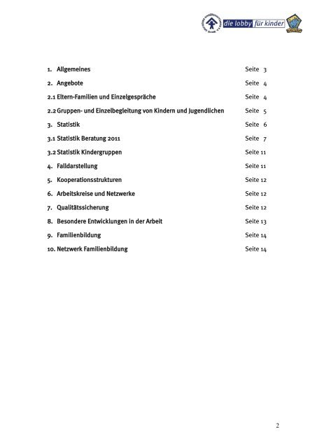 Sachbericht Jugend - Deutscher Kinderschutzbund Landau