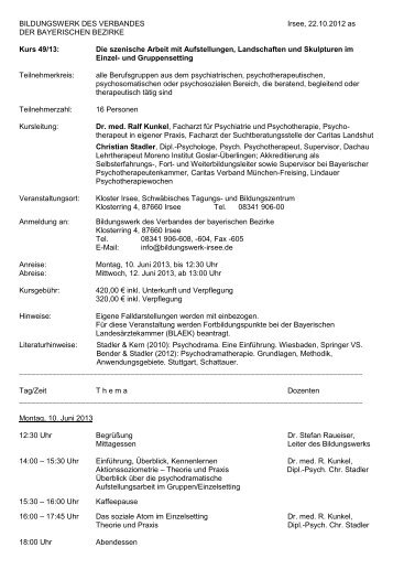 Programm (PDF) - Bildungswerk Irsee
