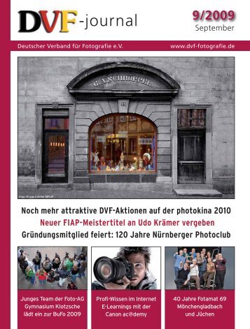 DVF-journal 9/2009 - Deutscher Verband für Fotografie