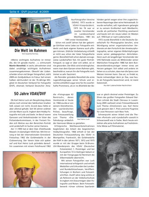Download Ausgabe 04/2009 - Deutscher Verband für Fotografie
