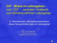 CO² - Bilanz im Leitungsbau - dvgw-bb.de