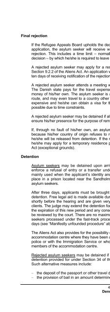 legal and social conditions for asylum seekers and refugees in ...