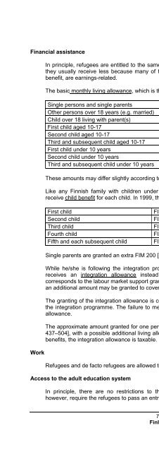 legal and social conditions for asylum seekers and refugees in ...