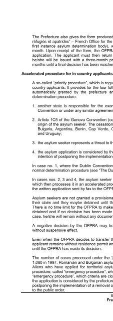 legal and social conditions for asylum seekers and refugees in ...