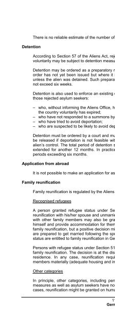 legal and social conditions for asylum seekers and refugees in ...